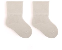 5 paar naadloze katoenen kindersokken tot aan de kuit, Comfort Maxi, anti-knijp, ademend, wasbaar in de machine, voor pasgeboren baby's S(4-12 maanden),abrikoos