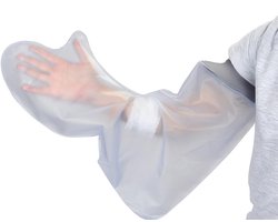72 cm Volledige Arm Douchehoes met Siliconen Afdichting - Waterdichte Hoes voor Volwassenen - Gipsbeschermer - Beschermende Douchehoes - Herbruikbare Douchezak voor Wond