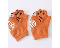 Antislip kniebeschermers baby tijger - kruipen
