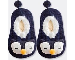 Antislip Sloffen - Sokken - Pinguin - 4-12 maanden
