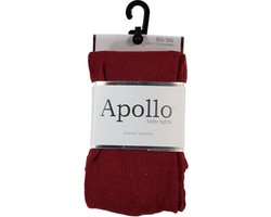 Apollo Maillot Meisjes Katoen Bordeaux Maat 80/86