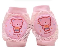 Baby Kniebeschermers – Ademend Mesh – Voor 0-3 Jaar – Zomer Comfort – Kruipen & Leren Lopen