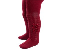 Baby Maillot met Strikjes - Bordeaux Rood - Mt 68