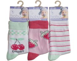 Baby sokjes - maat 21/23 - 12 paar - jongetjes            chaussettes socks
