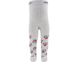 Babymaillot lichtgrijs met Kerstpinguin - 74