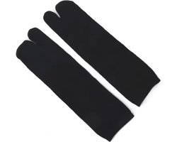 CHPN - Tabi sokken - Teensok - Japanse sok - Zwart - maat 40/46 - Witte sokken - Beenmode - Harajuka sokken - 1 paar