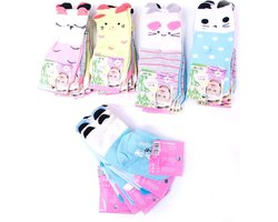 Comfortabele babysokken 5 paar kindersokken met antisliplaag - 18-24 maanden