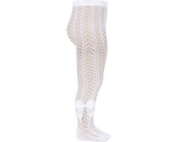 Cóndor Maillot Opengewerkt Grosgrain Strik | 2530/1 | Créme |3-6 mnd | maat 00