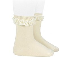 Cóndor Sokken Velvet Roezel | 2459/4 | Cava/Créme | 3-6 mnd | maat 00