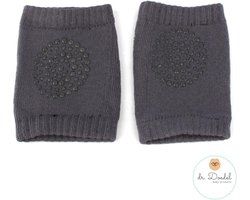 dr. Doedel Baby kniebeschermers - Knie beschermers voor het kruipen - Knie pads - lichtgrijs - 1 paar