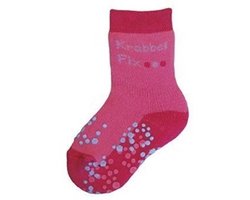 Ewers anti slip baby sokjes maat 18/19=74 fuchsia