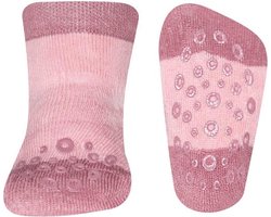Ewers antislip sokken Stoppi Krabbelfix uni roze - maat 18/19