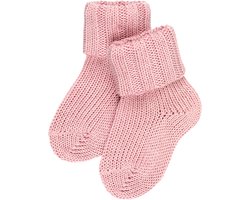FALKE Flausch knuffelig zacht Katoen sokken Baby roze - Maat 74-80