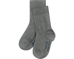 FALKE Sensitive met comfort tailleband katoen sokken baby grijs - maat 50-56