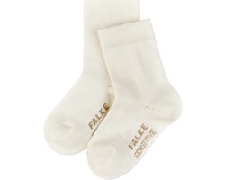 FALKE Sensitive met comfort tailleband katoen sokken baby wit - maat 50-56