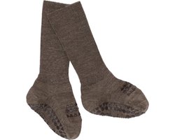GoBabyGo - Wollen Sokken - Sokken - Brown Melange 2-3y (EU 23/26)