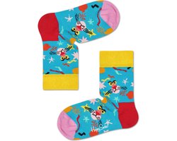 Happy Socks Kids - Pink Panter - Blauw Roze - Unisex - Maat 0-12 maanden - Maat 31-21