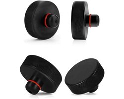 KARZO - 4-pack Krik Lift Pad Adapter - Rubberen Krik Pads - Voor Tesla Model 3 - Bescherming Batterij Chassis