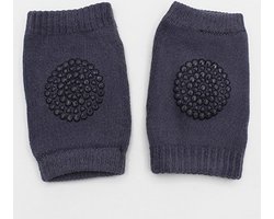 KELERINO. Kniebeschermers voor baby en peuter Donkergrijs - 2 paar ( 4 stuks)