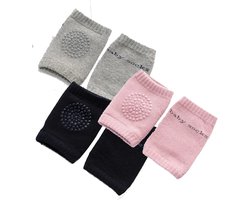 Kniebeschermers - Baby kniebeschermers - 3 kleuren - 3 paar - Babykniebeschermers - Kruipen - Leren kruipen - Baby veiligheid - Kniesokken - CHPN