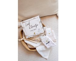 Kraamcadeau Babysokjes | Cadeaupakket | Geboortecadeau | 2 Paar Sokken Cadeaudoosje