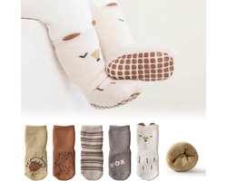 Lente antislip sokken baby antislip ABS sokken kinderen pasgeboren katoenen antislip sokken kruipsokken geschikt voor geboorte meisjes en jongens cadeau M