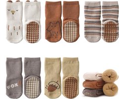 Lente antislip sokken baby antislip ABS sokken kinderen pasgeboren katoenen antislip sokken kruipsokken geschikt voor geboorte meisjes en jongens cadeau S