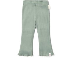 Little Dutch – Flared broek – rib katoen – meisjes – maat 74 – groen – Fairy Garden
