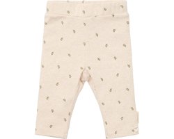 Little Dutch Legging - Maat 74 - Broek Jongens & Meisjes - Green Leaves, Beige - Little Farm