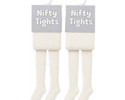 Nifty - 2 Baby Maillots - Crème - Maat: 3-4 jaar - 98