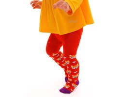 RobyKris Baby Trendy Maillot met vossen - Katoen - Rood - Maat 80-86