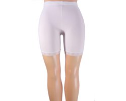 Short legging met kant wit