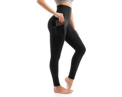 TTGoods - Hoge Taille Leggings Dames - Elastisch - Ondoorzichtig - Tummy Control - Yoga Broek met Zakken