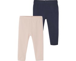 Vertbaudet Set van 2 lange baby-leggings meisje