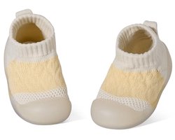 Zachte Sok Schoenen voor Baby Jongens en Meisjes - Antislip Kruipschoenen voor Peuters (6-24 Maanden)