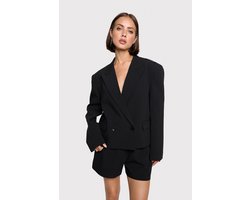 2511411442 cropped studs blazer