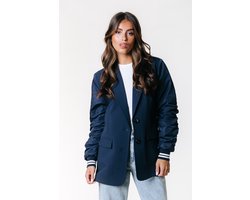 Colourful Rebel Gemma Contrast Sleeve Blazer- XL