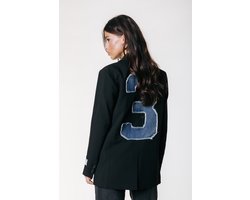 Colourful Rebel Jesra Blazer Denim Patch- XL