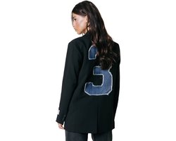 Colourful Rebel Jesra Blazer Denim Patch