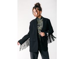 Colourful Rebel Jesra Fringe Blazer- XL