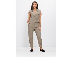 Copenhagen Muse Cmtailor-short-waistcoat Blazers Dames - Taupe - Maat L