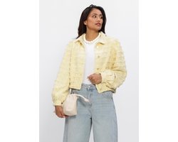 Freebird Wv-hairy-sequince-26-1 Blazers Dames - Creme - Maat S