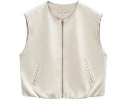Freequent Gilet Fqduva Waistcoat 207699 Moonbeam Dames Maat - S
