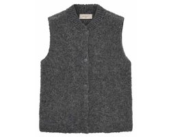 Freequent Gilet Fqjump Waistcoat 206808 Dark Grey Melange Dames Maat - S