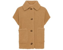 Freequent Gilet Fqlamby Waistcoat 206965 Simply Taupe Dames Maat - M