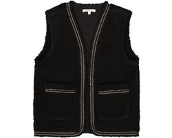 Garcia Gilet Gilet Met Siernaden K50092 60 Black Dames Maat - XXL