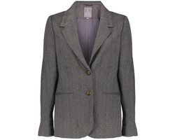 Geisha Blazer Herringbone Blazer Met Rhinestones 55522 10 000950 Anthracite Stones Dames Maat - XL