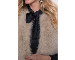 GEISHA - Gilet fake fur - 55852-19 - 935 greige