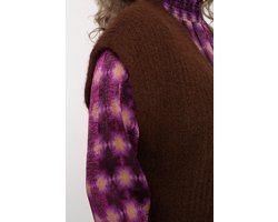 GEISHA - Gilet hairy - 54830-29 - 775 brown