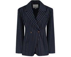 Harper & Yve Blazer Anne Bl Dw25n214 424 Blue Stripe Dames Maat - XL